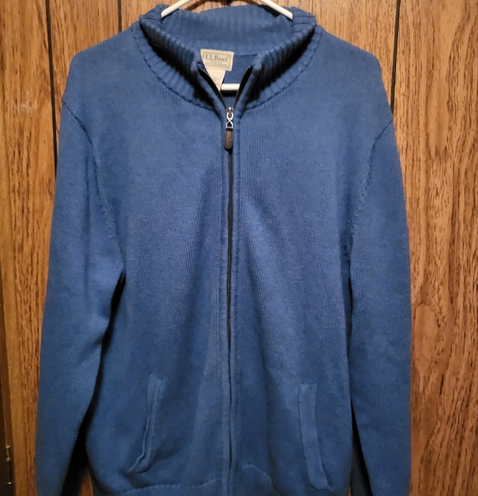 LLBean full zip sweater